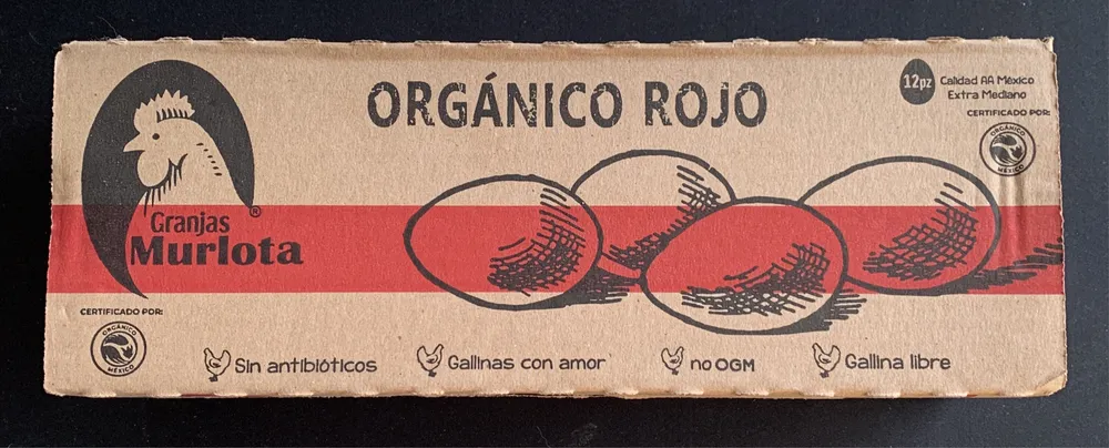 huevos organico rojo
