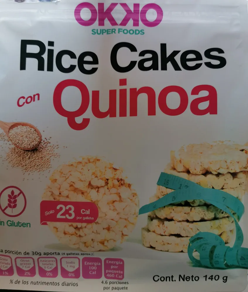 Rice cakes con quinoa