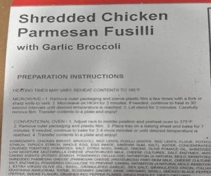Chicken Parmesan fusilli