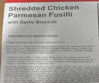 Chicken Parmesan fusilli