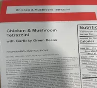 Chicken & mushroom Tetrazzini