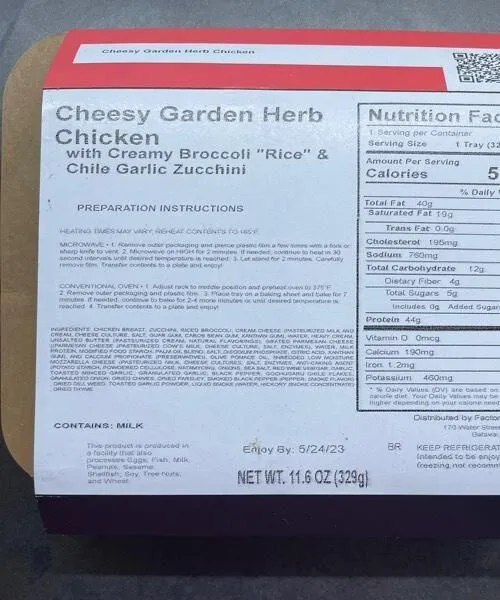 Cheesy garden herb chicken