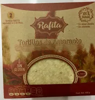 Rafita Tortillas de Amaranto