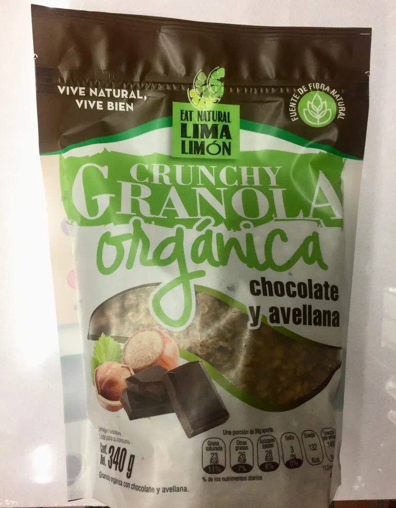 Granola Orgánica Crunchy Eat Natural Lima Limón