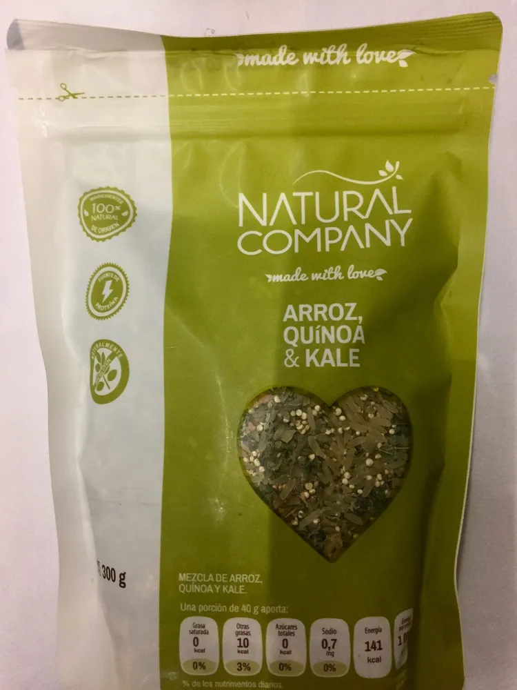 Arroz, Quinoa y Kale Natural Company