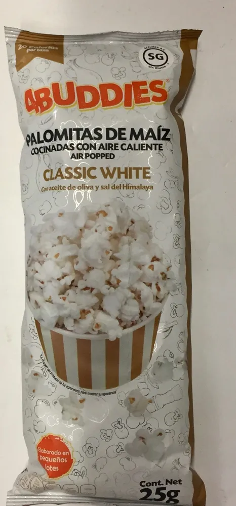 Palomitas de maíz classic white 4 Buddies