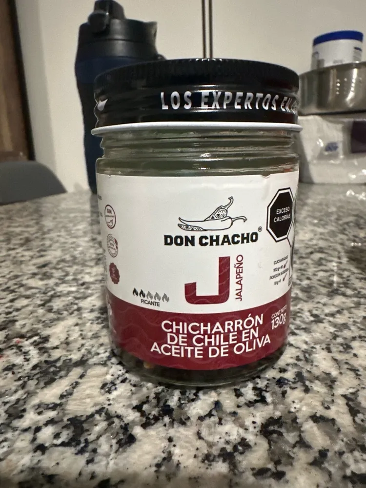 Chicharrón De Chile Jalapeño En Aceite De Oliva