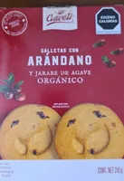 Galletas con arándano y jarabe de agave orgánico