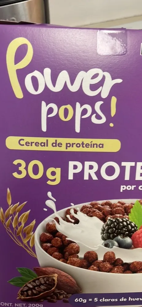 Power pops! Cereal de proteína