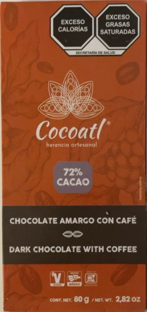 Dark chocolate with coffee