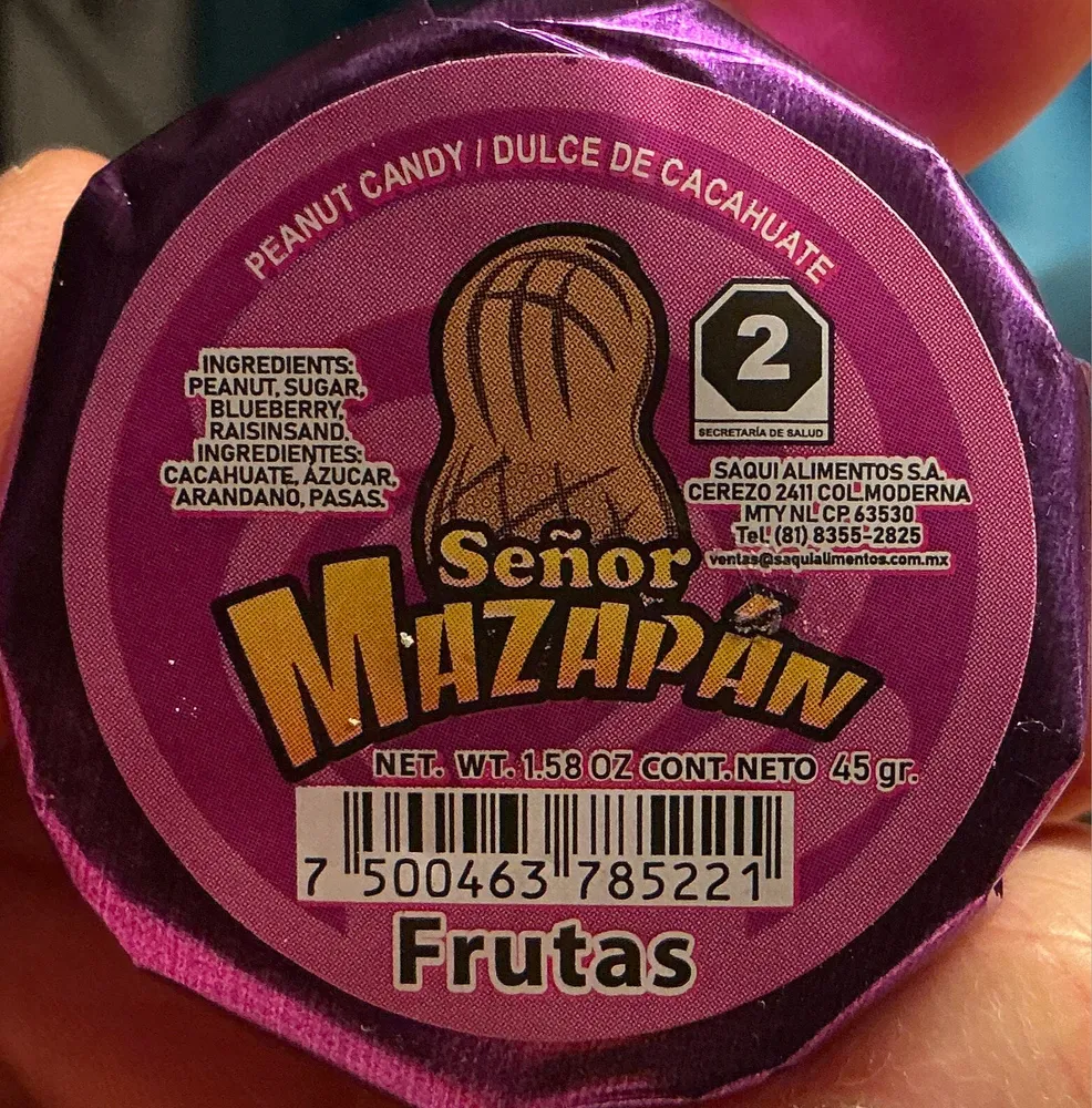 Mazapan de Cacahuate