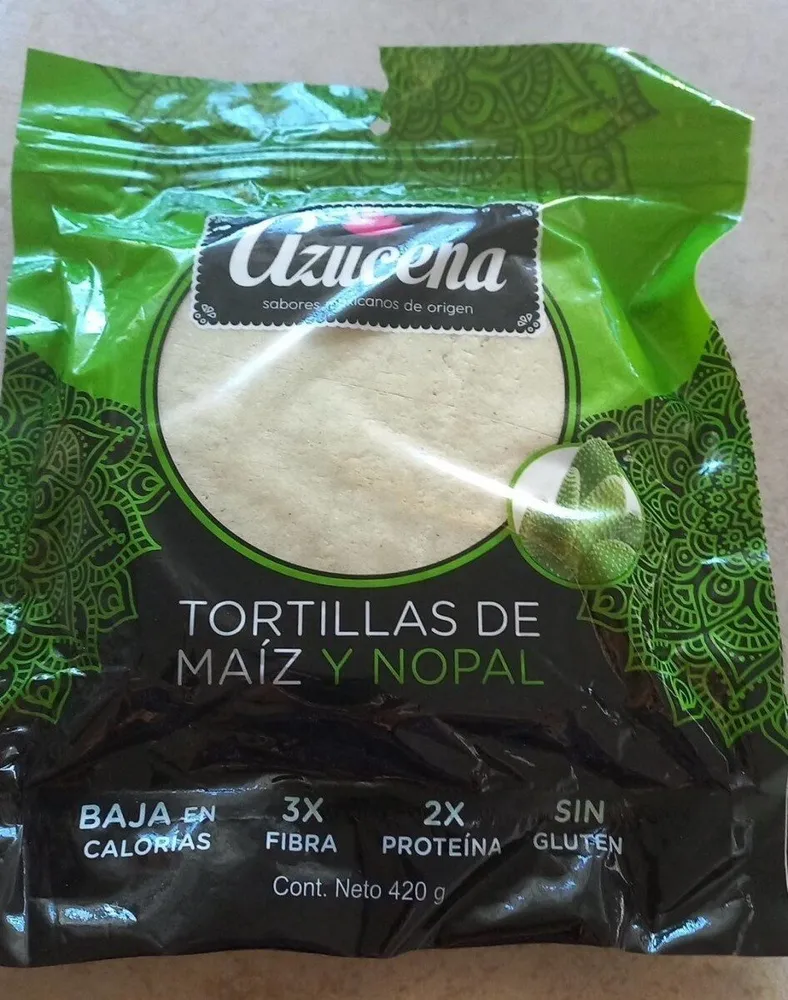 Tortilla mais et nopal