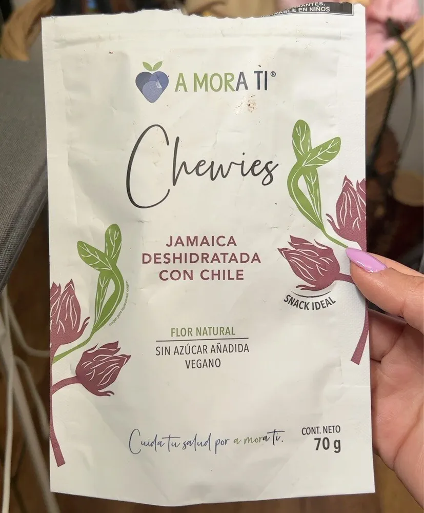 Chewies jamacia deshidratada con chile