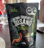 Botana gourmet de gusano