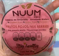 NUUM OBLEAS FRUTOS ROJOS