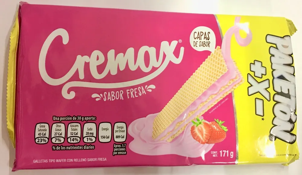 Cremax sabor fresa