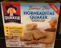 Horneaditas Quaker con plátano, linaza, amaranto y nuez