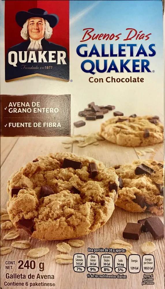 Buenos Días Galletas Quaker con Chocolate