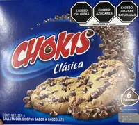 Galleta con chispas sabor a chocolate clásica