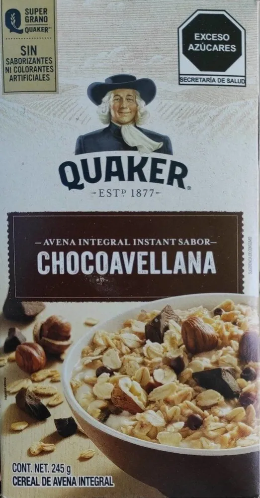 Avena integral instante sabor chocoavellana