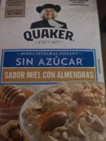 Avena Integral Instant Sin Azúcar Miel Con Alemendras