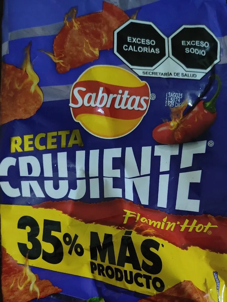 Receta Crujiente Flamin' Hot