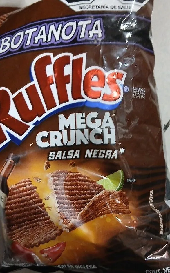 Ruffles Mega Crunch Salsa Negra
