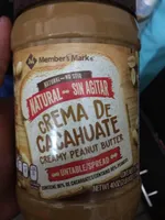 Crema de cacahuate