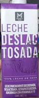 Leche parcialmente descremada deslactosada ultrapasteurizada