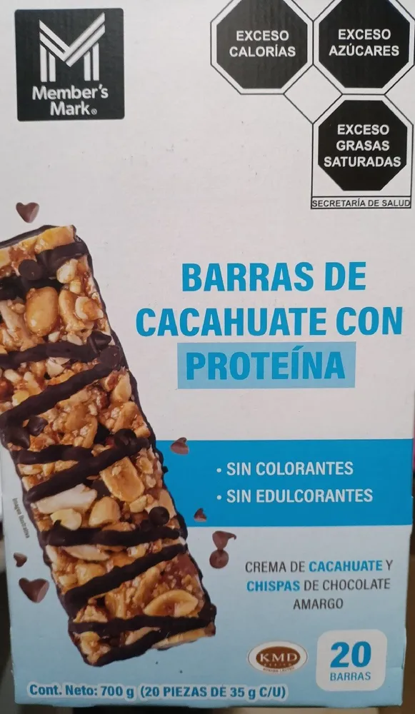 Barras De Cacahuate con proteína