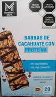 Barras De Cacahuate con proteína