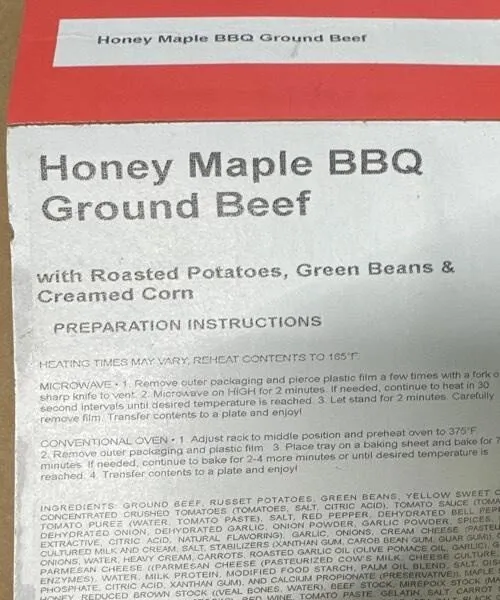 Honey Maple BBQ ground beef