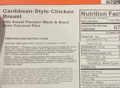 Caribbean-style chicken breast