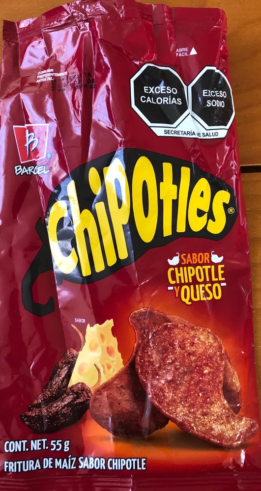 Chipotles sabor chipotle y queso