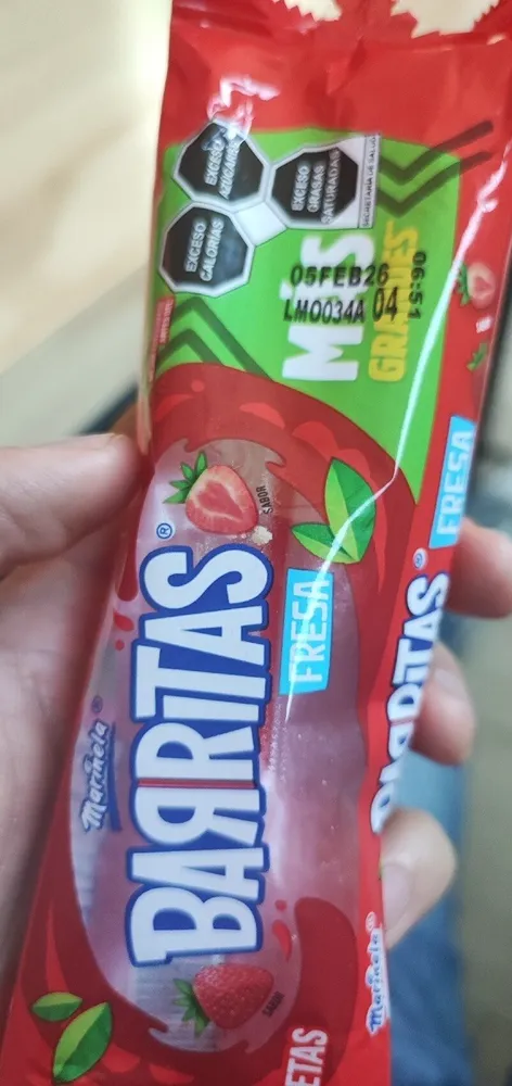 Barritas Fresa