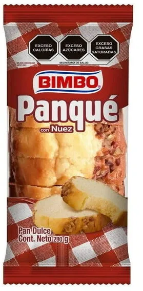 Panqué con Nuez Pan dulce