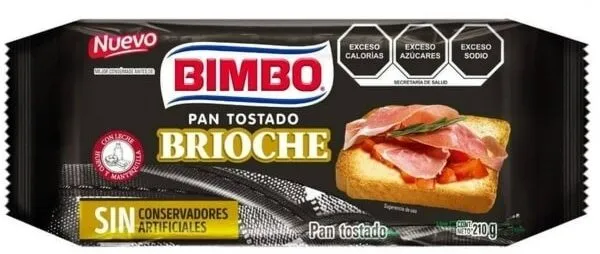 Pan Tostado Brioche