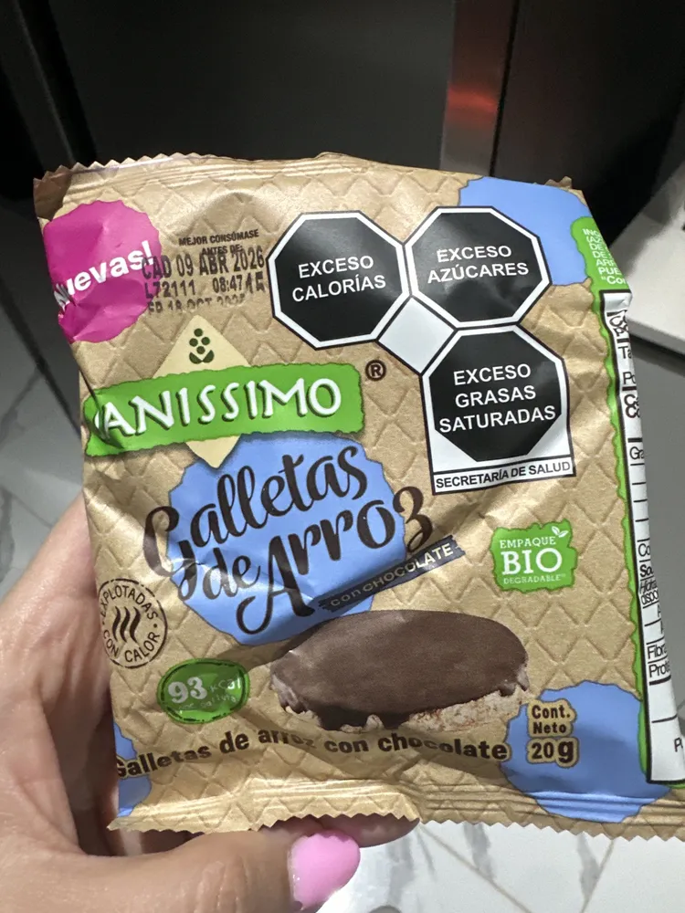 Galleta de Arroz con Chocolate