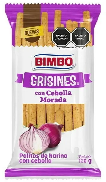 Grisintines con cebolla morada