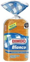 Pan de molde blanco de harina de trigo