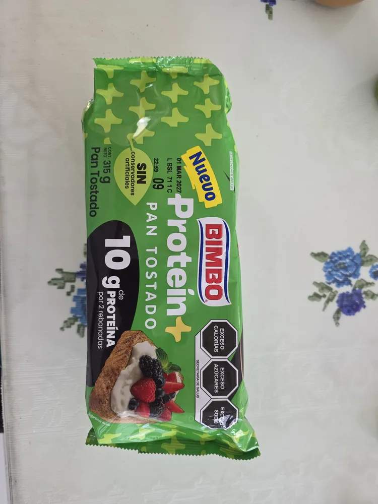Protein+ Pan Tostado
