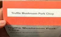 Pork chop truffle mushroom