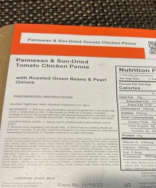 Parmesan & Sundried tomato chicken penne