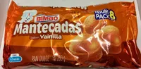 Mantecadas sabor vainilla
