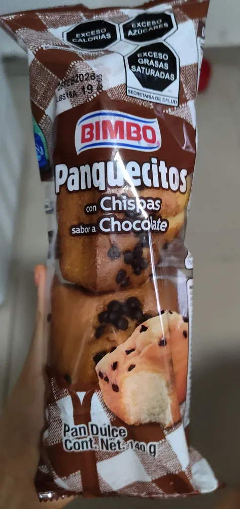 Panquecitos con chispas sabar a chocolate