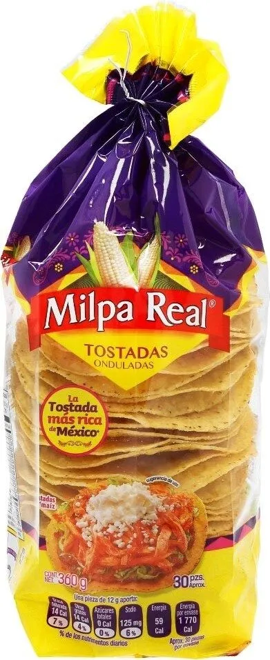 Tostadas onduladas