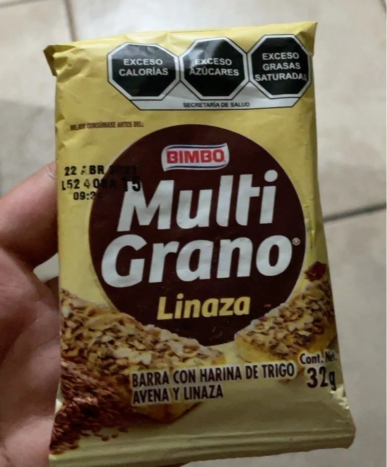 Barra Multigrano Linaza Bimbo 42GR.