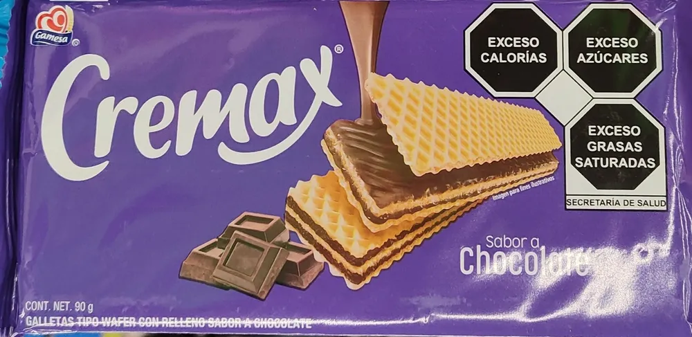 Galletas con relleno sabor chocolate