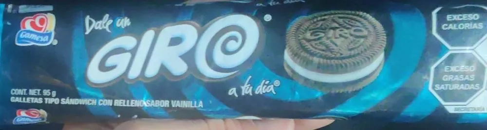Galletas Giro sabor vanilla