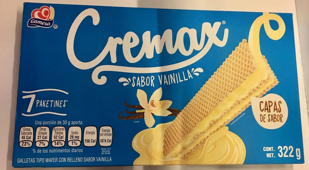 Cremax Sabor Vainilla
